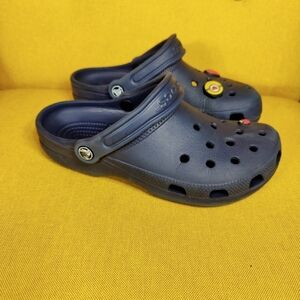 CROCS Classic Clogs Navy Sandals Unisex Slip On Size Women's 8 Men's 6
